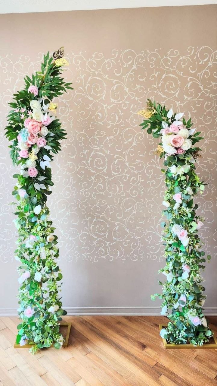 Celebration wedding arch